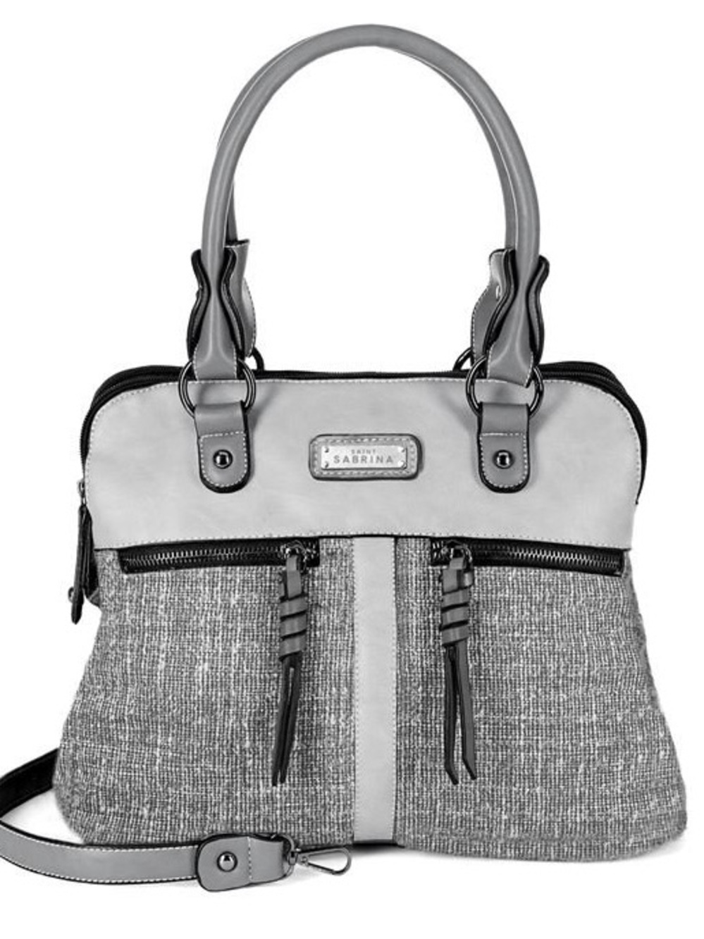 COCO + CARMEN Reese Satchel with Tweed